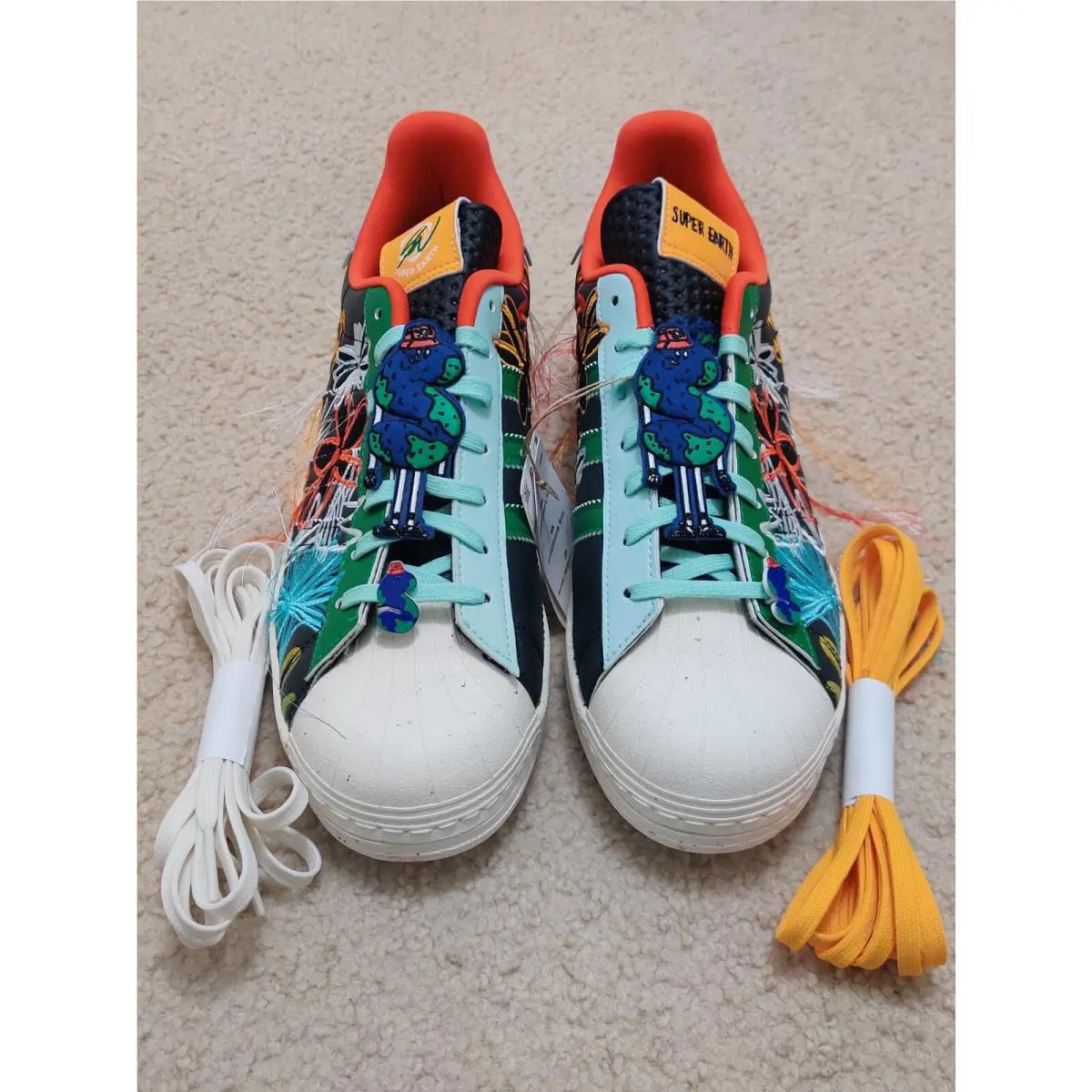 Adidas shoes - adidas Superstar Sean Wotherspoon - Superstar Sean Wotherspoon - GX3823 - Core Black/Bright Yellow/Green 1