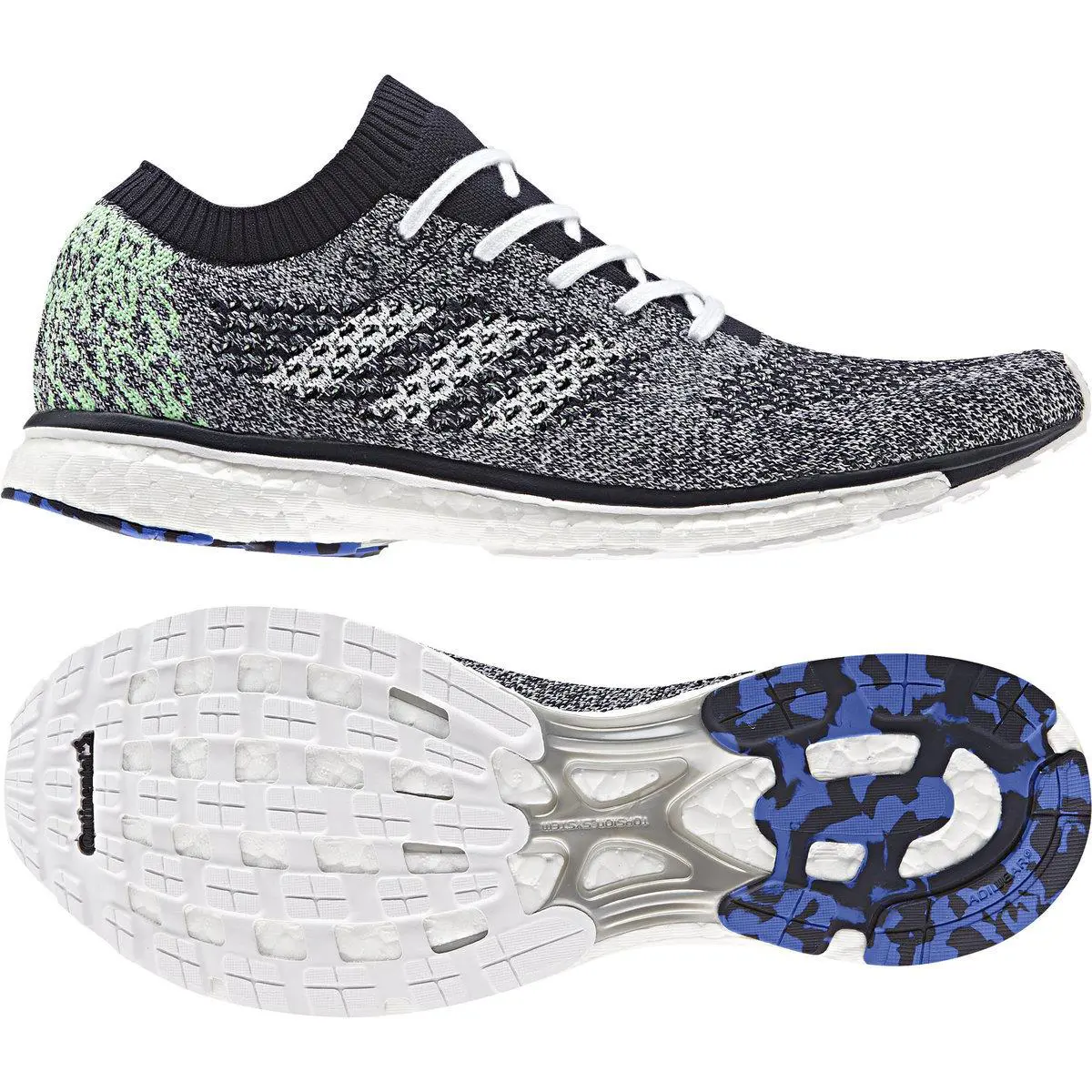 Adidas shoes - adidas adizero prime - adizero prime - BB6565 - Gray/White/Green, Manufacturer: Legend Ink/Footwear White/Hi-Res Blue 5