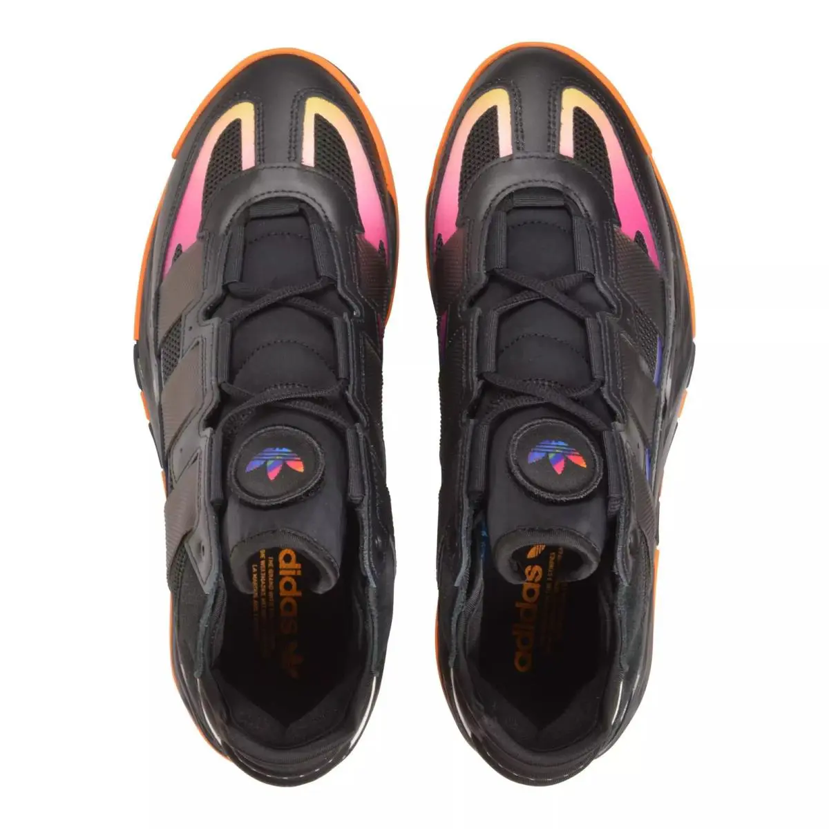 Adidas shoes - Core Black/Orange Rush 3