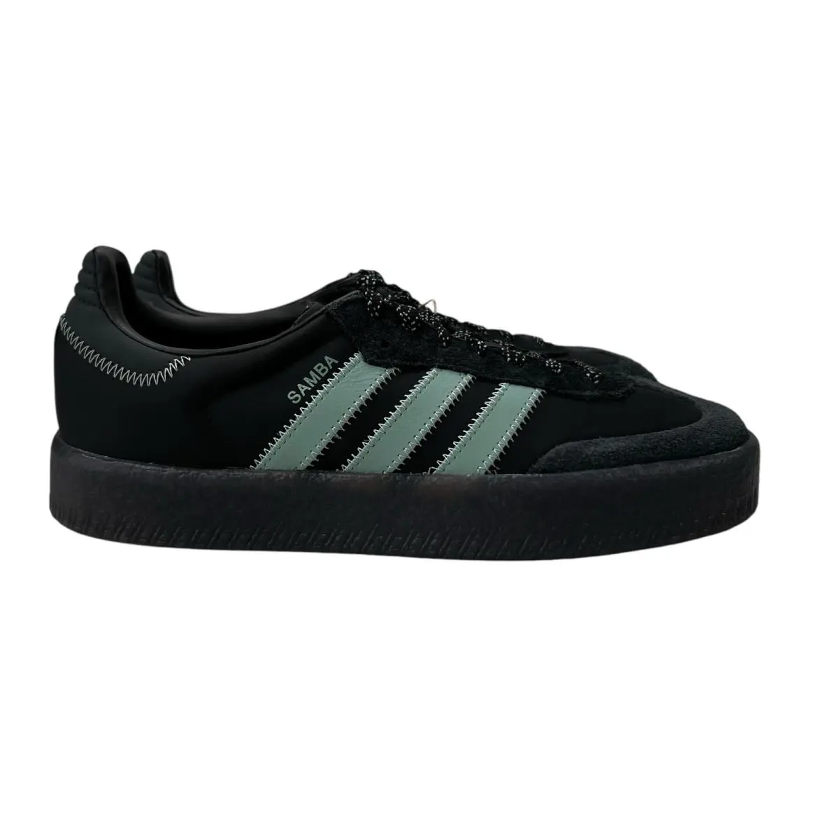 Adidas Originals Sambae Core Black Hazy Green Carbon Shoes IE9110 Womens Sz 6-11 - Black