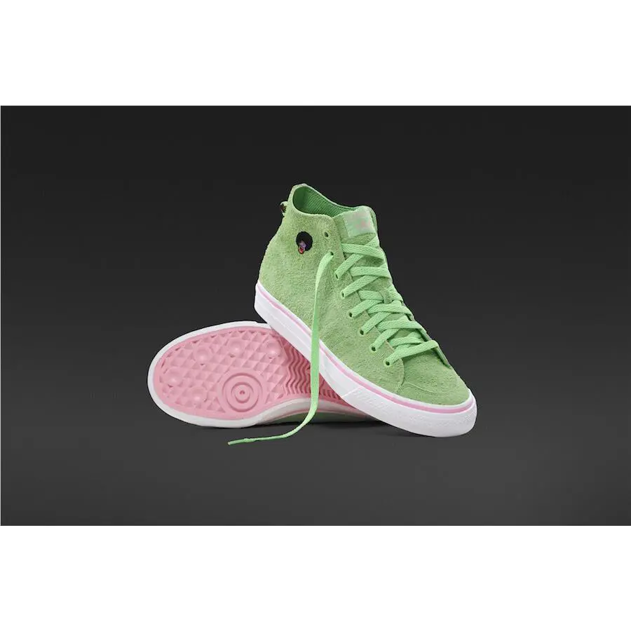 Adidas shoes - NIZZA HI RFS - NIZZA RFS - Green/ White/ Pink 3
