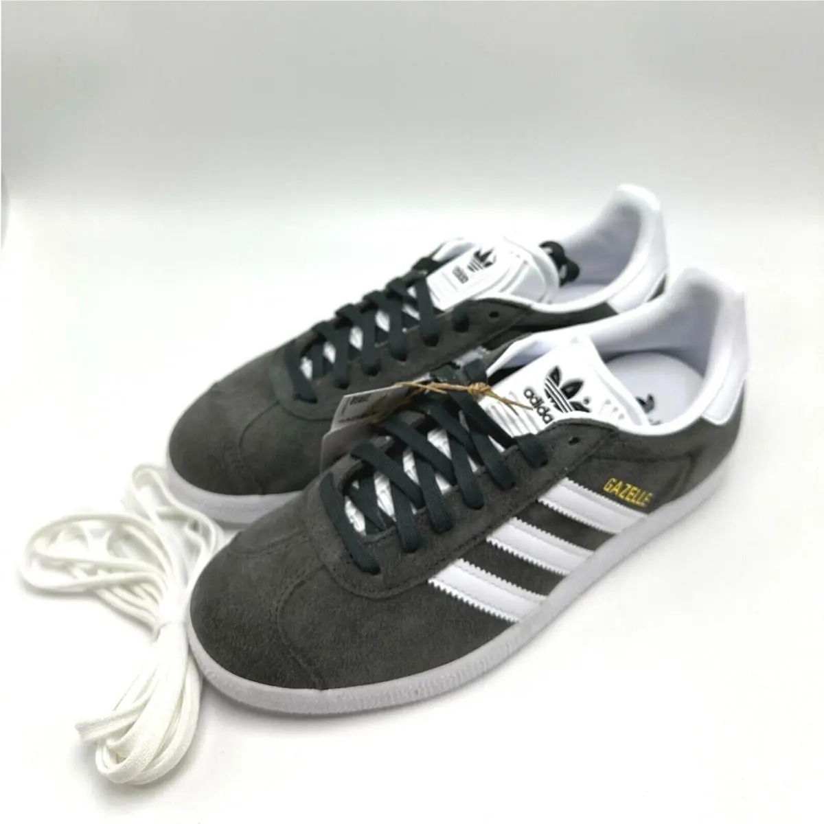 Adidas shoes - adidas Gazelle - Gazelle - BB5480 - SOLID GREY/WHITE/GOLD METALLIC 6