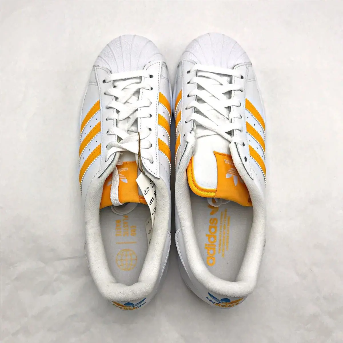 Adidas shoes - ADIDAS SUPERSTAR - SUPERSTAR - GZ4741 - White / Orange 4
