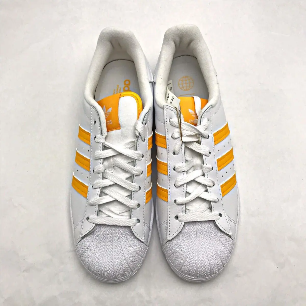 Adidas shoes - ADIDAS SUPERSTAR - SUPERSTAR - GZ4741 - White / Orange 10