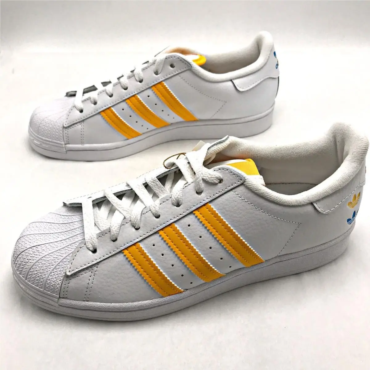 Adidas shoes - ADIDAS SUPERSTAR - SUPERSTAR - GZ4741 - White / Orange 8