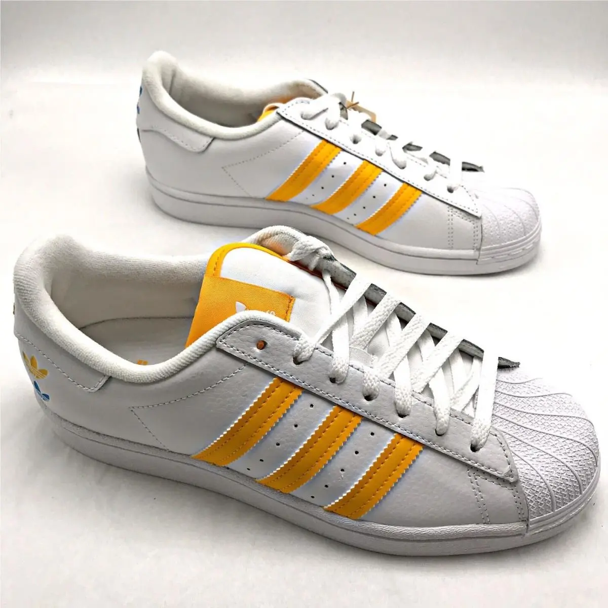 Adidas shoes - ADIDAS SUPERSTAR - SUPERSTAR - GZ4741 - White / Orange 9