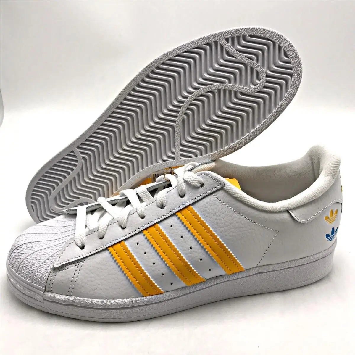 Adidas shoes - ADIDAS SUPERSTAR - SUPERSTAR - GZ4741 - White / Orange 6