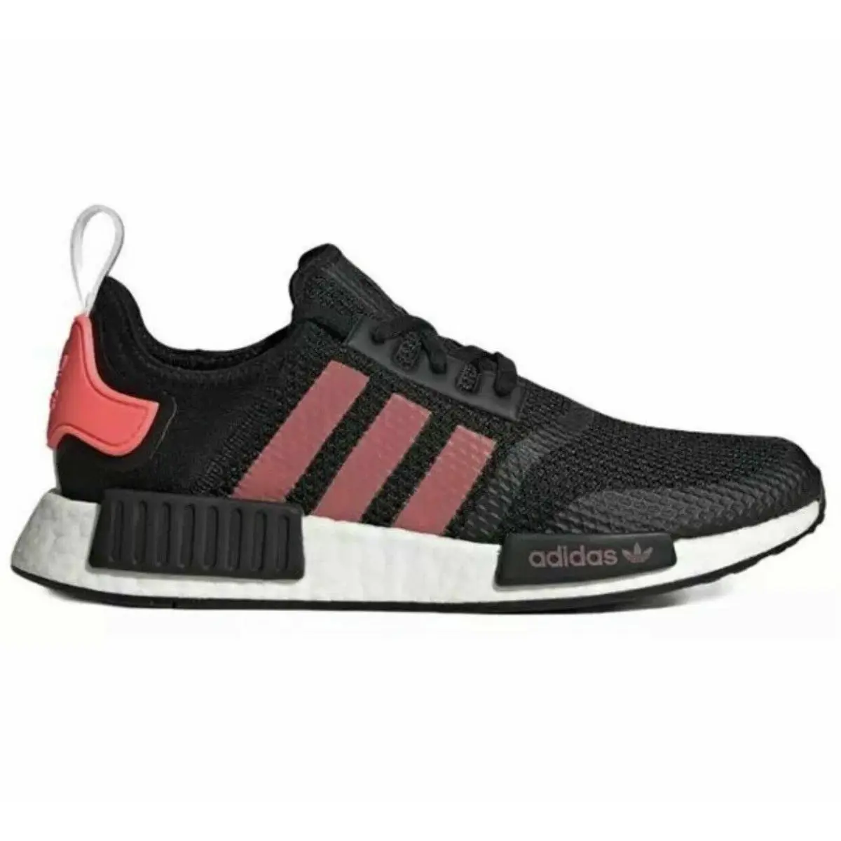 Adidas Nmd R1 Men’s Running Shoes Black Signal Pink FV9153 - Black Signal Pink