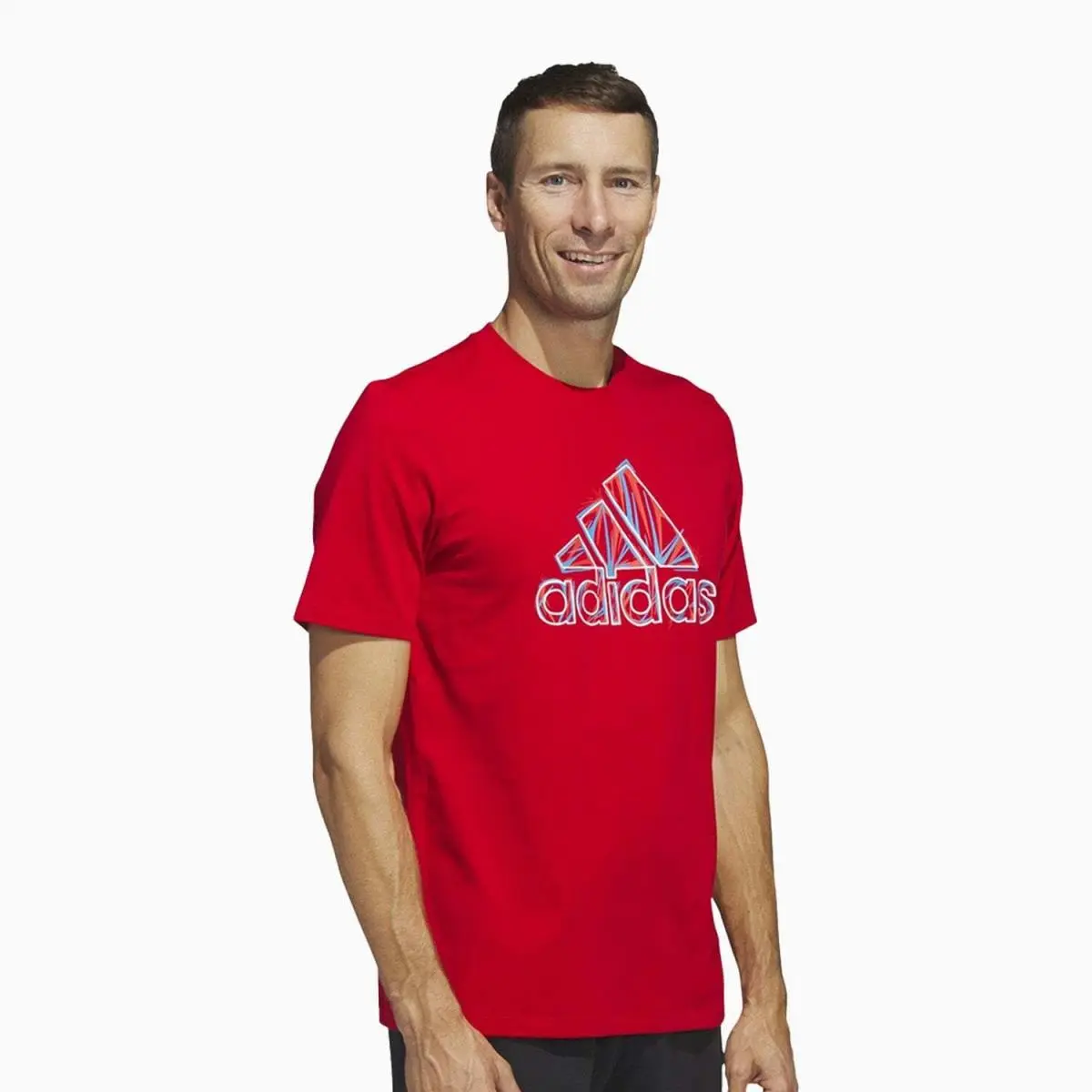 Adidas Amer T Shirt and Shorts Men`s Set Sportswear Gym Fitness Outfit