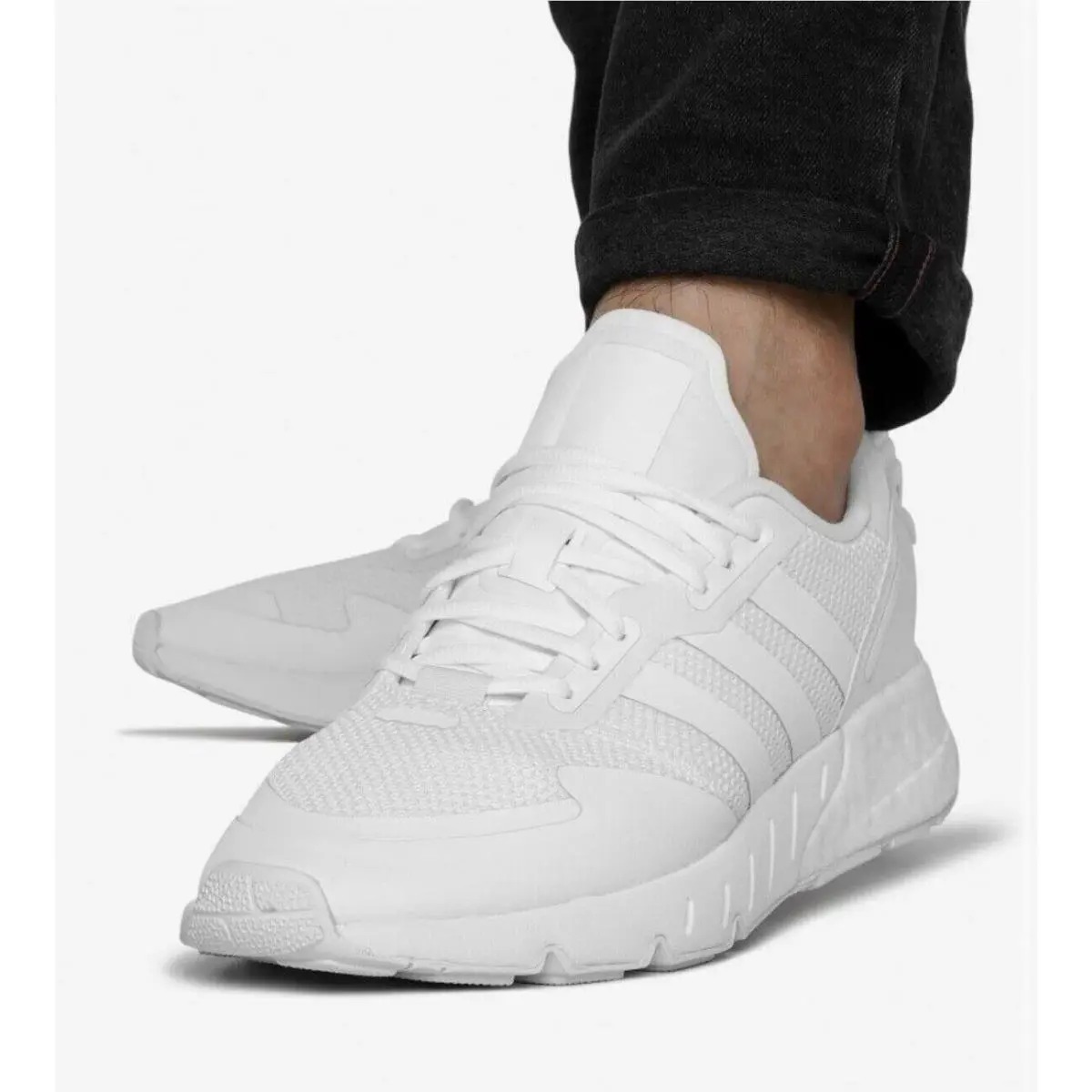 Adidas shoes - Adidas ZX 1K Boost - Boost - FX6516 - Cloud White / Cloud White / Cloud White 10