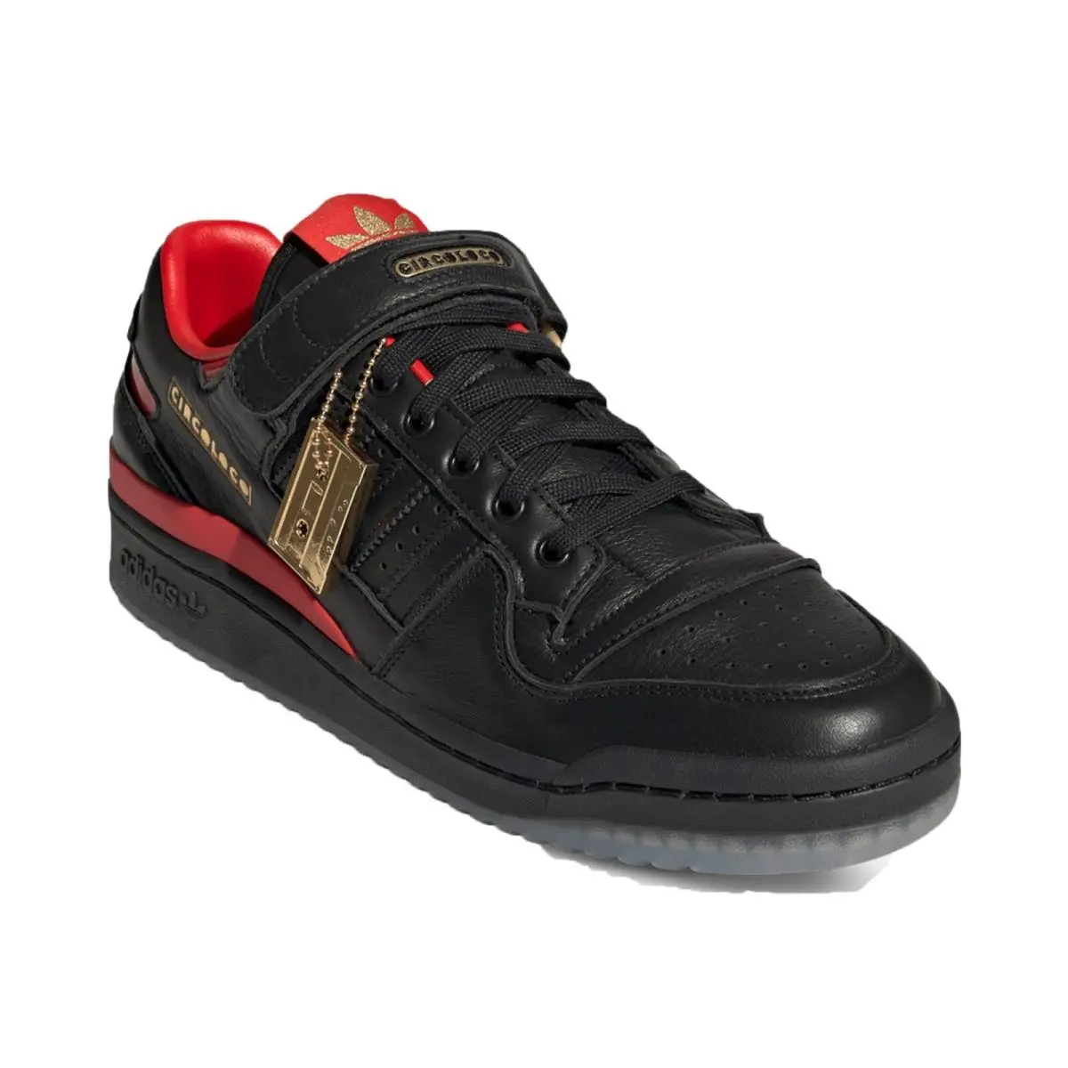 Adidas shoes - Forum Low x Circoloco - Forum Low Circoloco - HQ3618 - Core Black/Core Black/Vivid Red 0