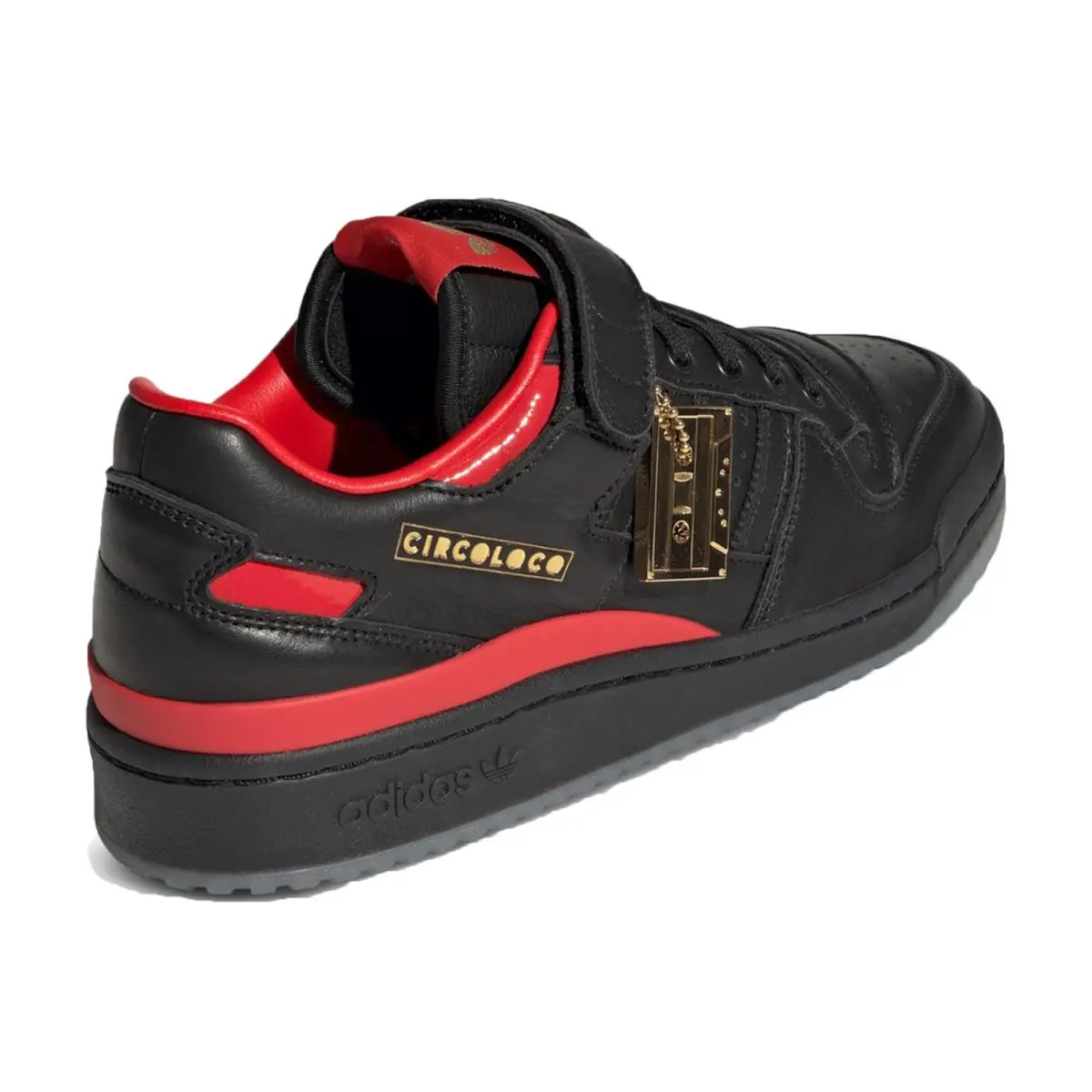 Adidas shoes - Forum Low x Circoloco - Forum Low Circoloco - HQ3618 - Core Black/Core Black/Vivid Red 1