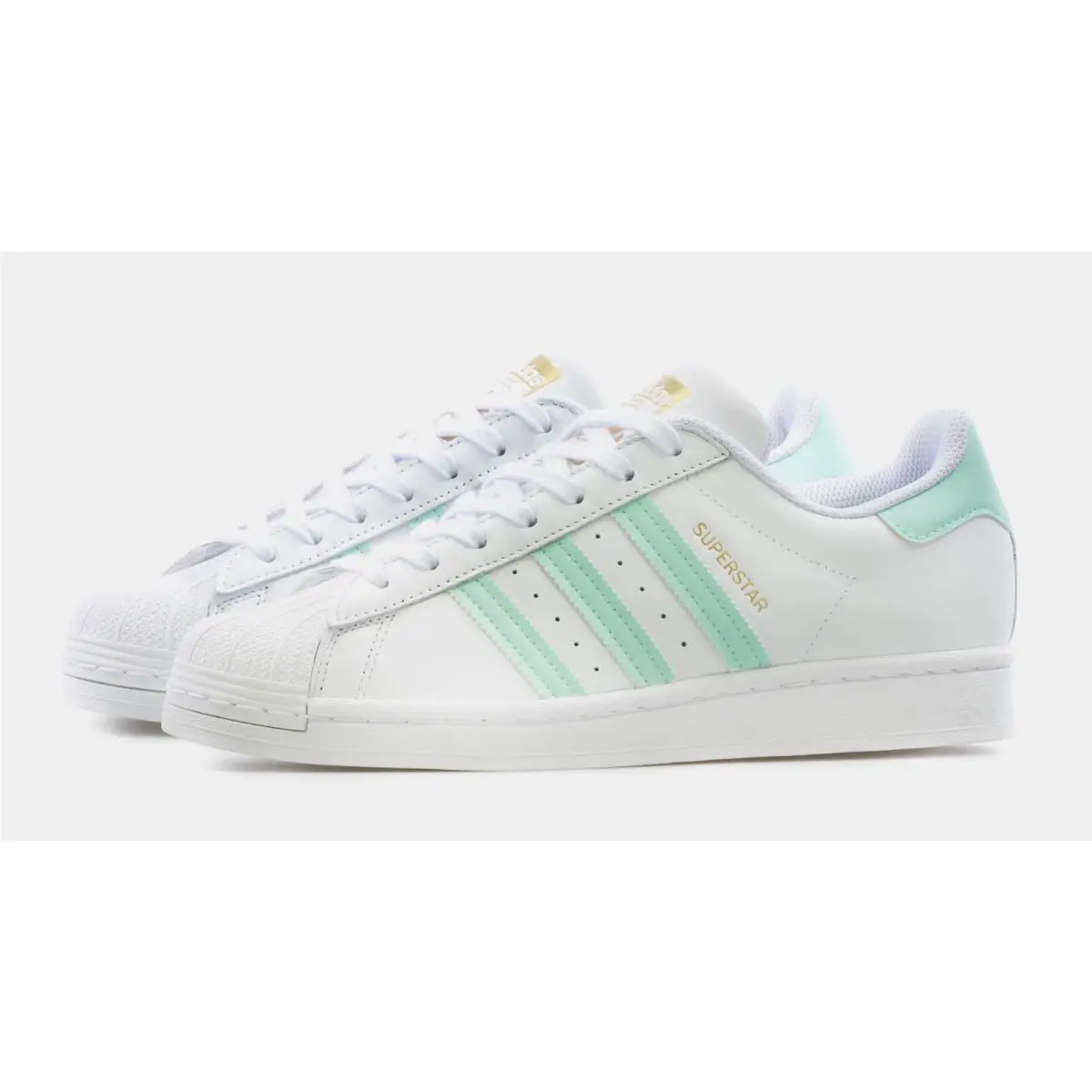 Adidas shoes - adidas Superstar - Superstar - GX2538 - Cloud White/Clear Mint/Gold Metallic 2