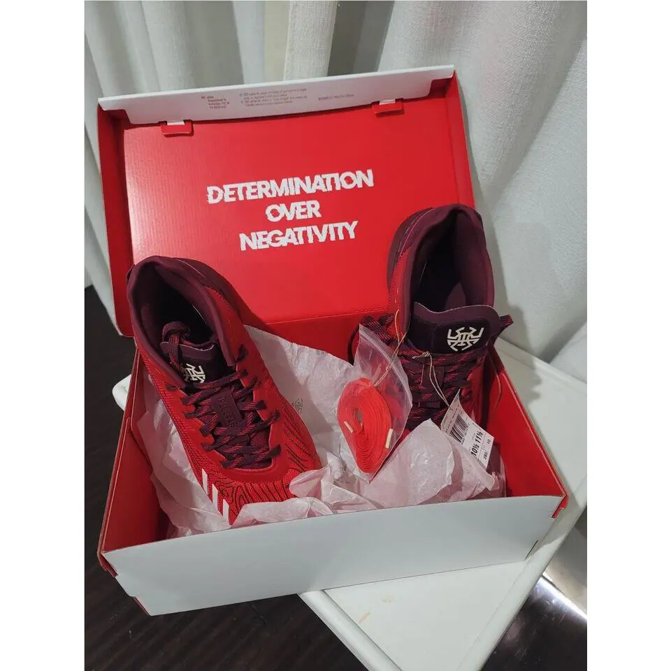 Adidas shoes - adidas D.O.N. Issue 4 - Issue - HR0725 - Red, White 1