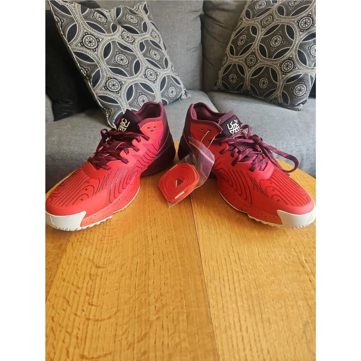 Adidas shoes - adidas D.O.N. Issue 4 - Issue - HR0725 - Red, White 2