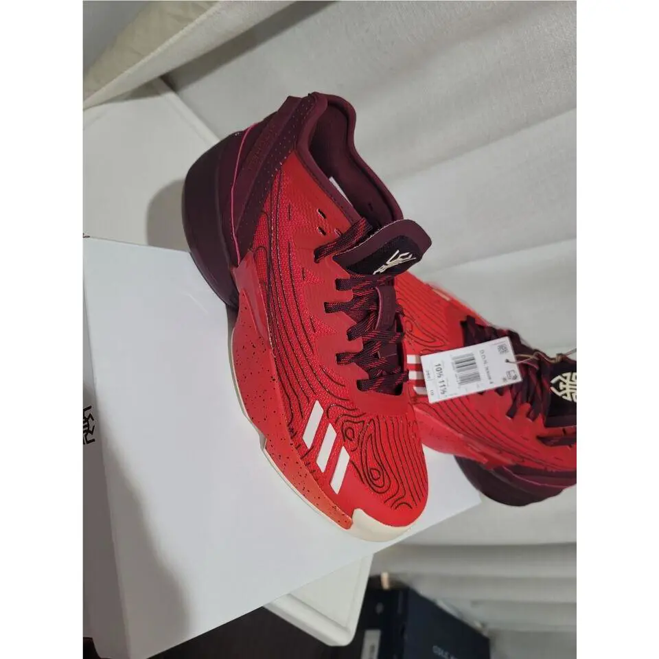 Adidas shoes - adidas D.O.N. Issue 4 - Issue - HR0725 - Red, White 3
