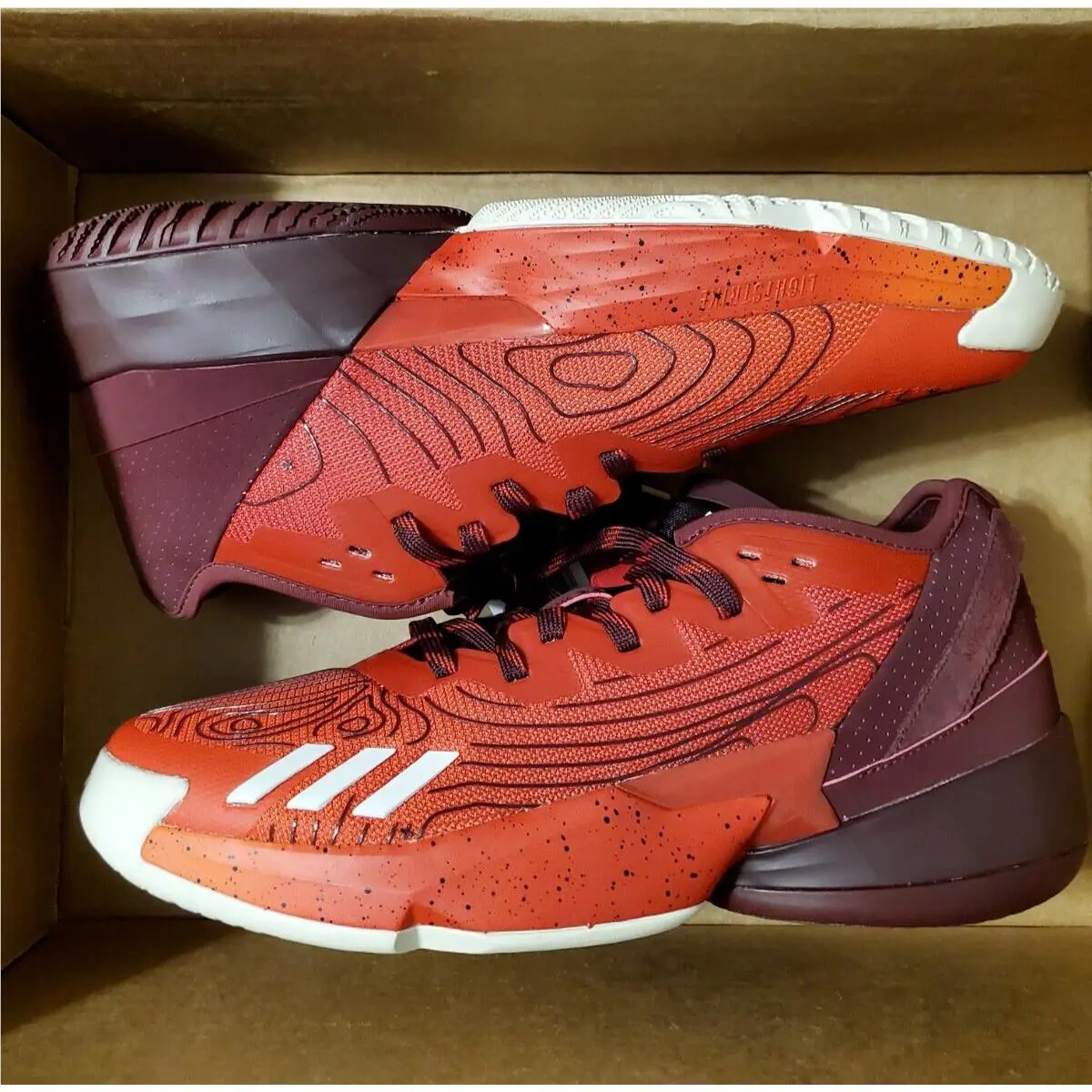 Adidas shoes - adidas D.O.N. Issue 4 - Issue - HR0725 - Red, White 6