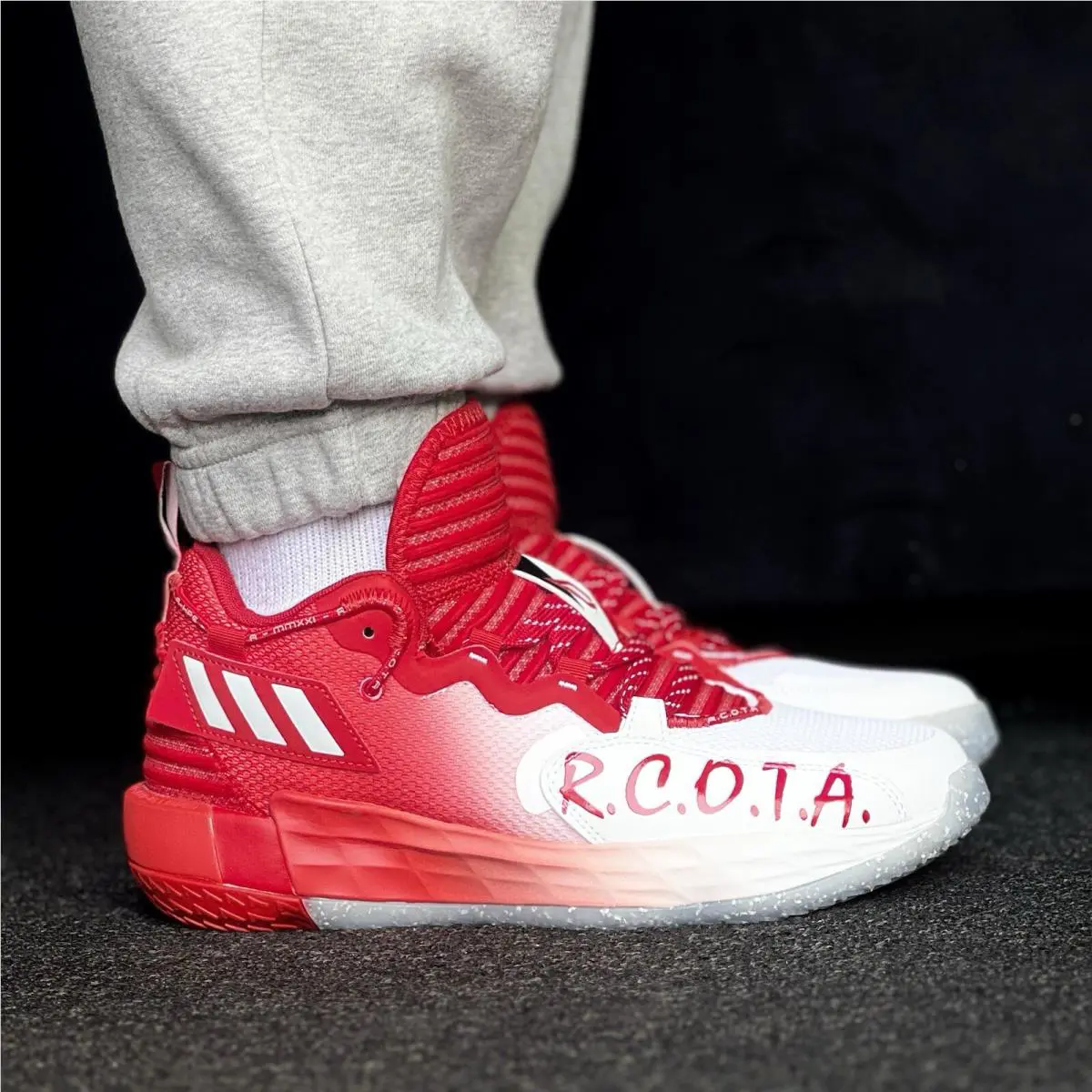 Adidas shoes - adidas Dame - Dame - Red 2