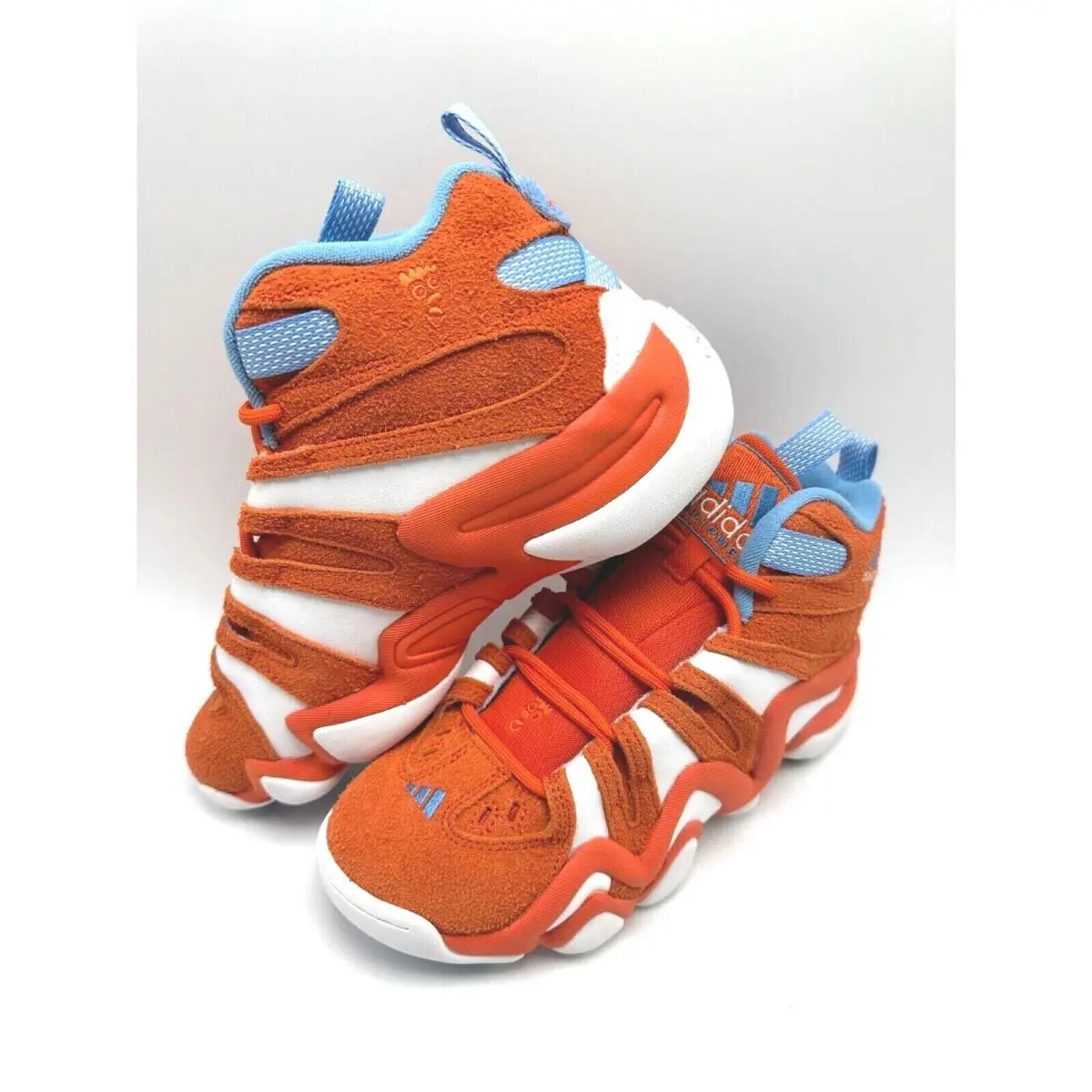 Adidas shoes Crazy - TEAM ORANGE/CLOUD WHITE/TEAM LIGHT BLUE 9
