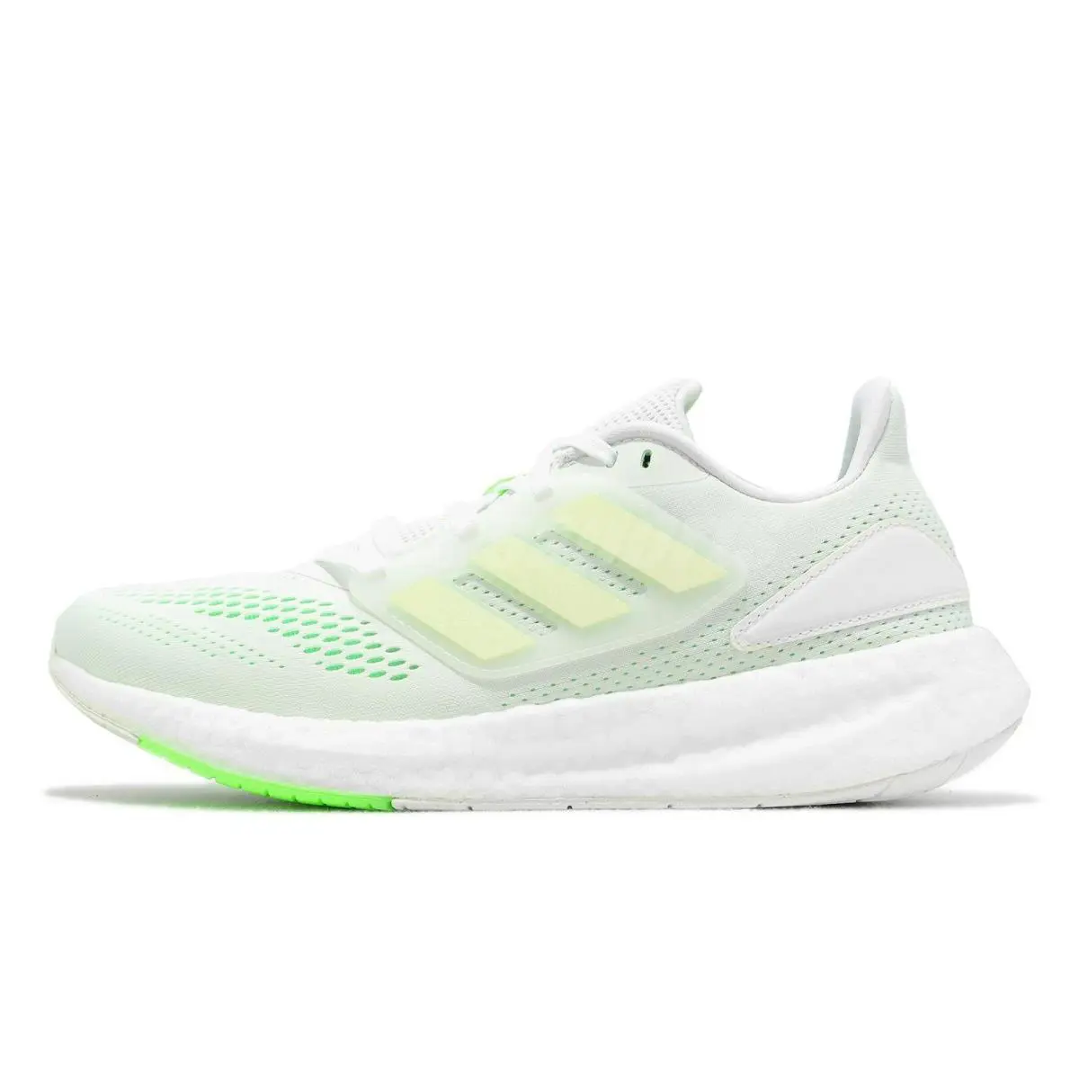 Adidas shoes - PUREBOOST 22 RUNNING SHOES - PUREBOOST RUNNING SHOES - GZ5175 - Cloud White / Cloud White / Beam Green 2
