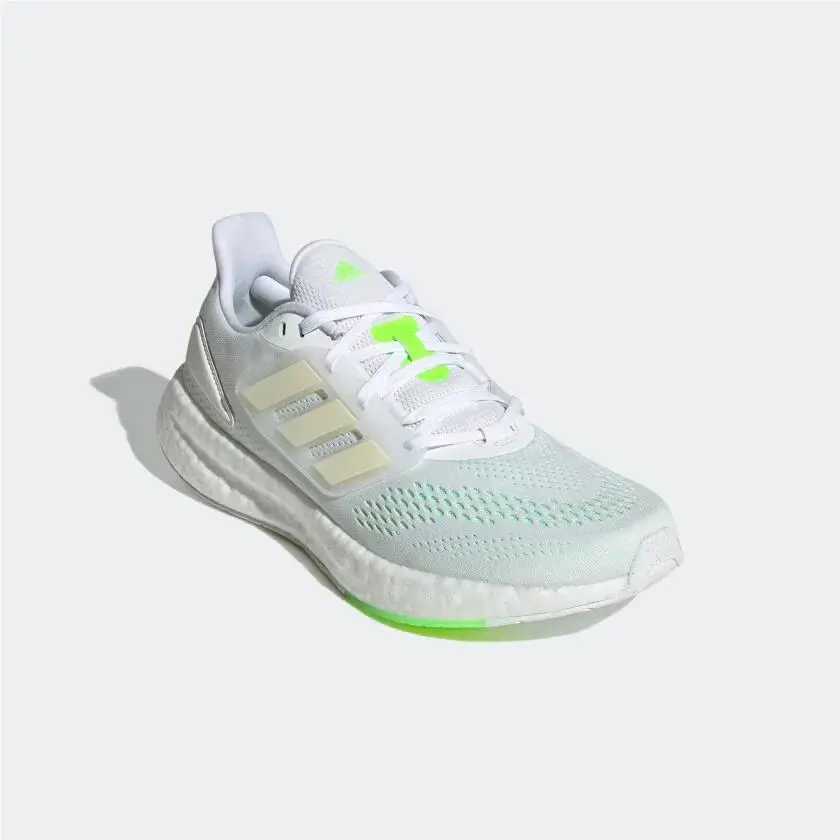 Adidas shoes - PUREBOOST 22 RUNNING SHOES - PUREBOOST RUNNING SHOES - GZ5175 - Cloud White / Cloud White / Beam Green 0
