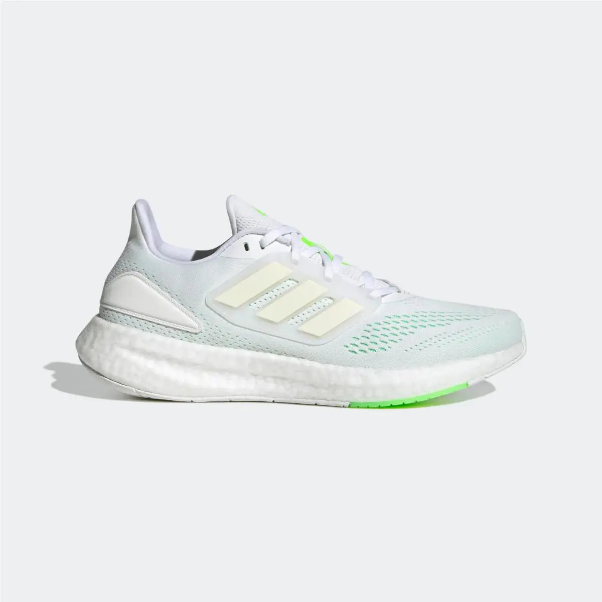Adidas shoes - PUREBOOST 22 RUNNING SHOES - PUREBOOST RUNNING SHOES - GZ5175 - Cloud White / Cloud White / Beam Green 1
