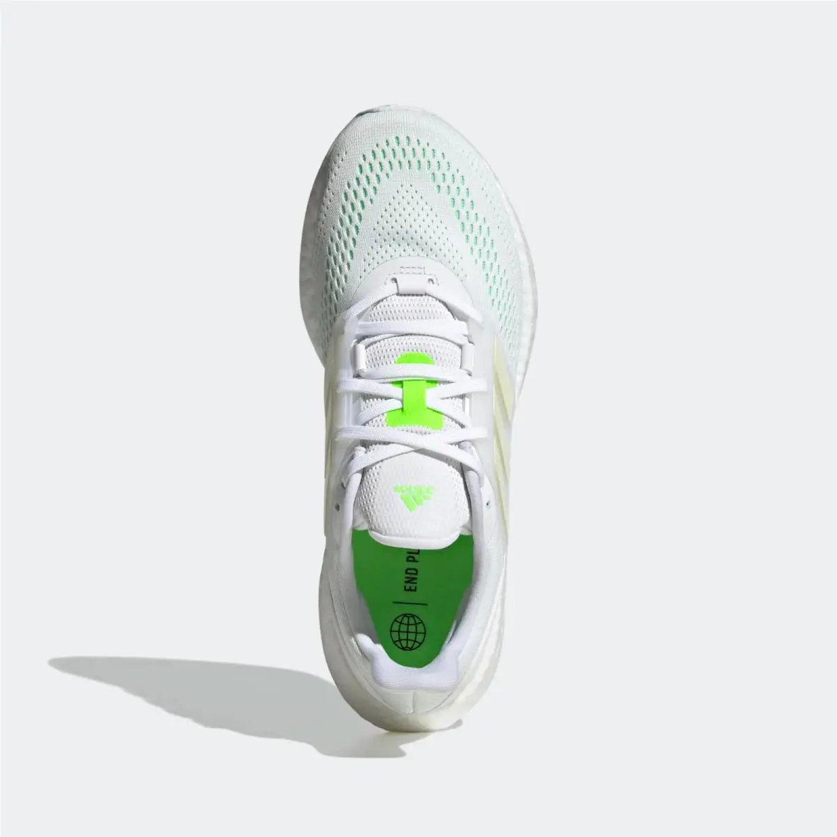 Adidas shoes - PUREBOOST 22 RUNNING SHOES - PUREBOOST RUNNING SHOES - GZ5175 - Cloud White / Cloud White / Beam Green 4