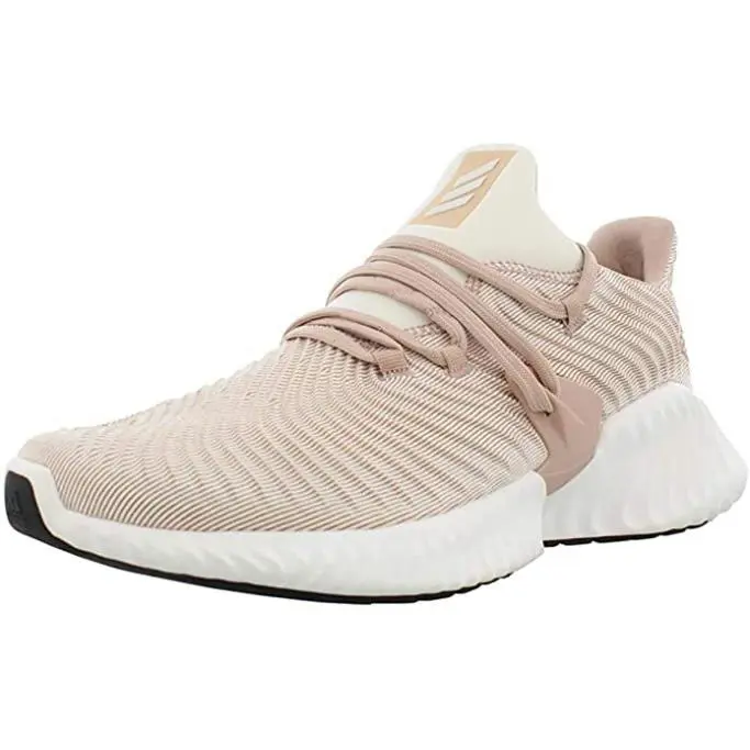 Adidas Men`s Alphabounce Instinct Running Sneakers Ash Pearl/ White - Ash Pearl