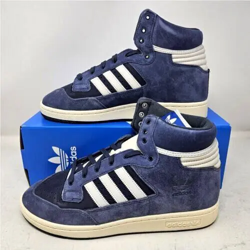 Adidas shoes - Adidas Centennial 85 High Top Suede - FZ5992 - Shadow Navy