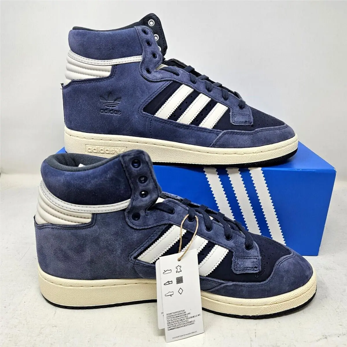 Adidas shoes - Adidas Centennial 85 High Top Suede - FZ5992 - Shadow Navy