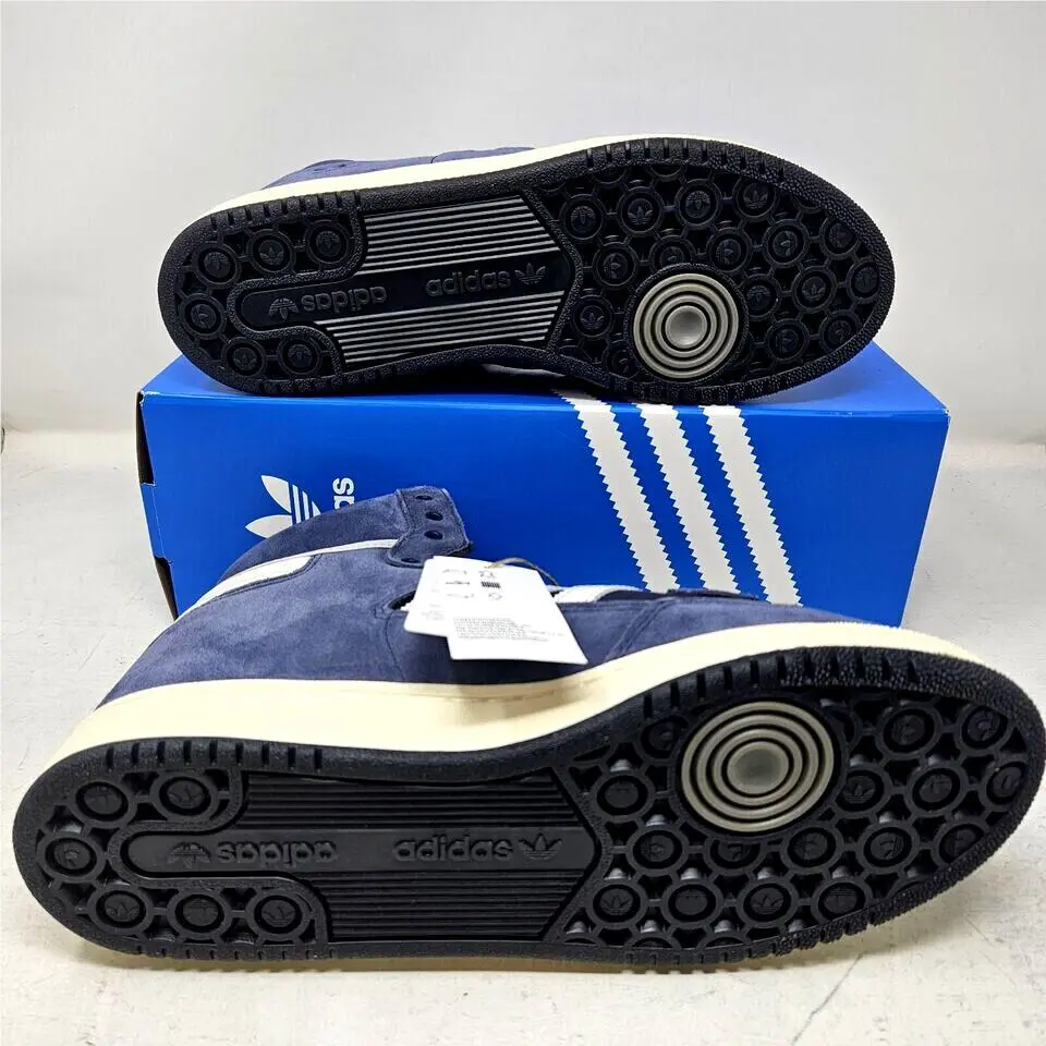 Adidas shoes - Adidas Centennial 85 High Top Suede - FZ5992 - Shadow Navy