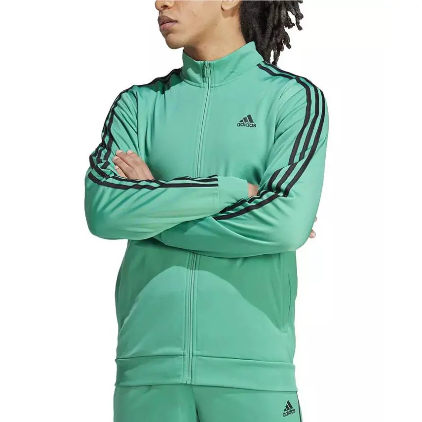 Adidas Men`s Essentials Warm-up 3-Stripes Track Suit Jacket Pant