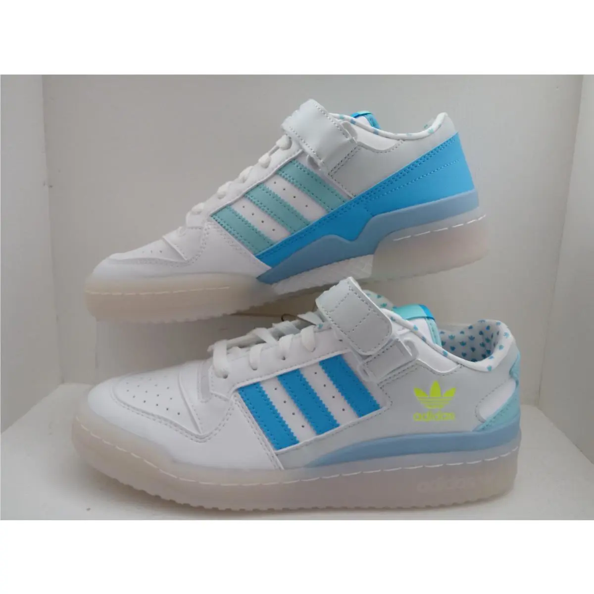 Adidas shoes - ADIDAS FORUM LOW - FORUM LOW - GZ0799 - WHITE/RUSH SKY-CLEAR AQUA 16