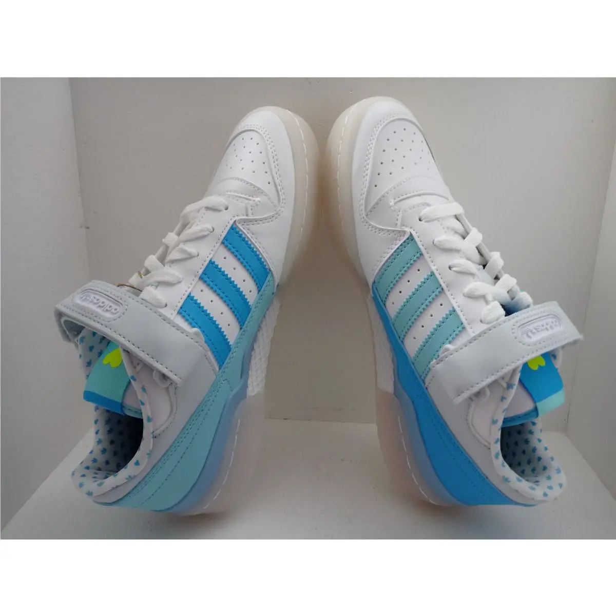 Adidas shoes - ADIDAS FORUM LOW - FORUM LOW - GZ0799 - WHITE/RUSH SKY-CLEAR AQUA 17
