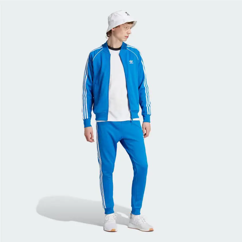 Adidas clothing - Blue Bird / White 11