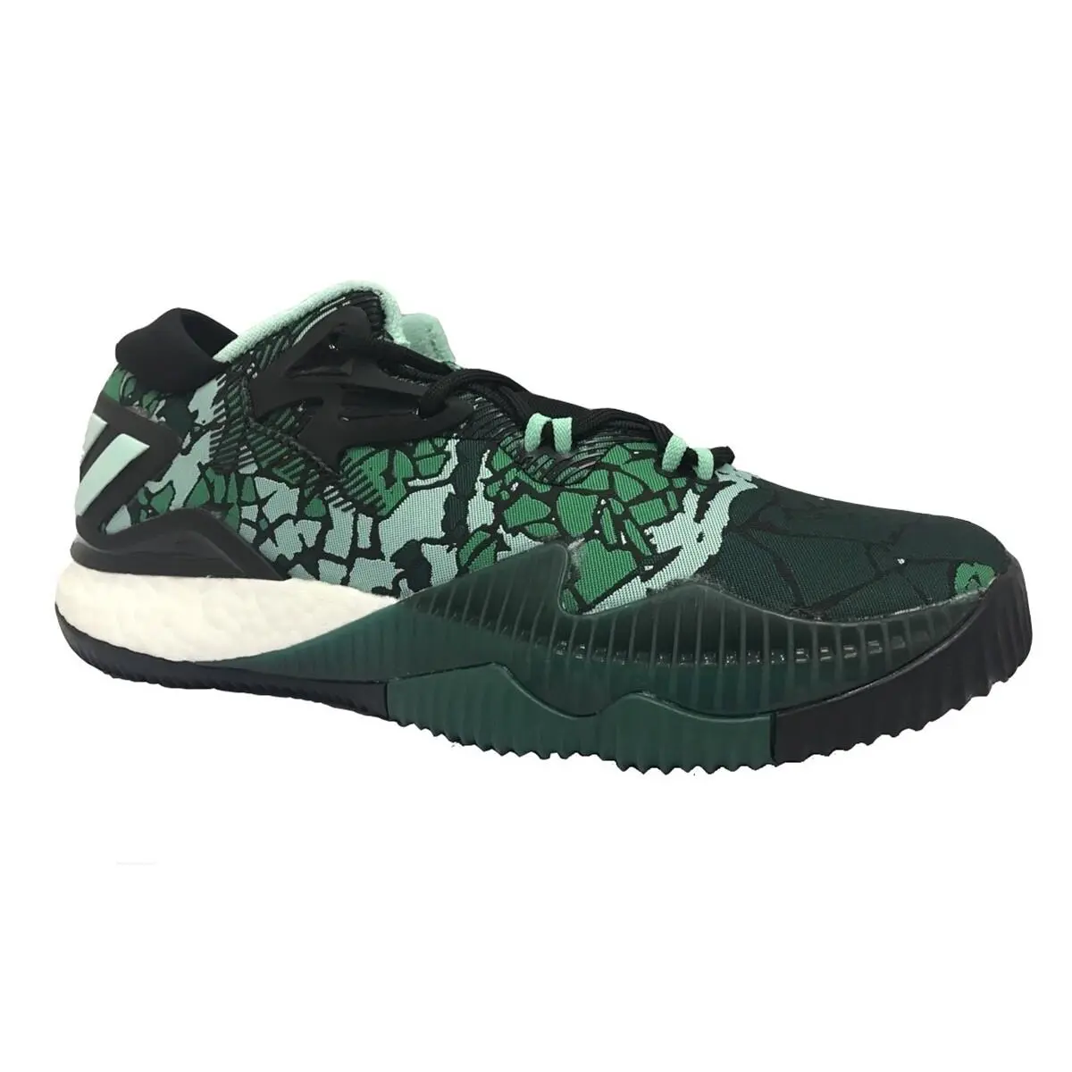 Adidas Men Athletic SM CL Crazylight Boost Low 2016 Vets Day Basketball Shoes - Green