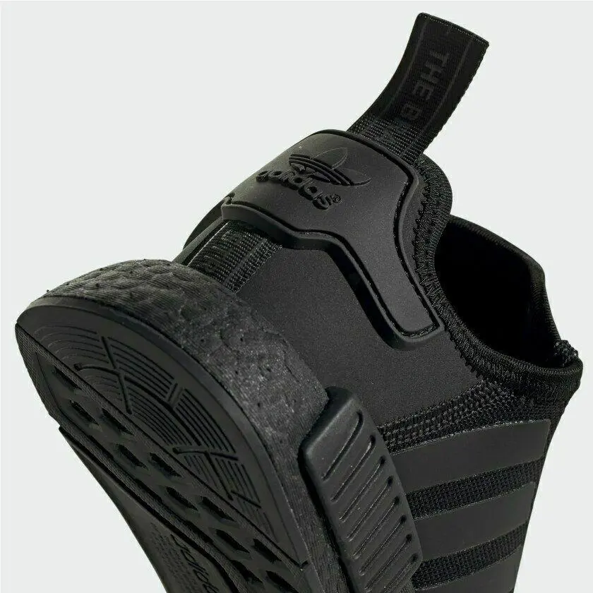 Adidas shoes - Originals Big Kid `s NMD R1 Jr. - Black 11