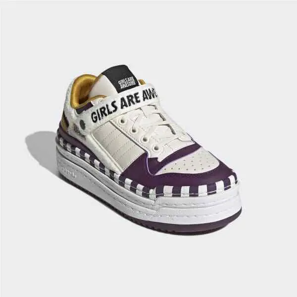 Adidas shoes - TRIPLE PLATFORUM LO - TRIPLE PLATFORUM - GY2618 - White/Purple/Yellow 1