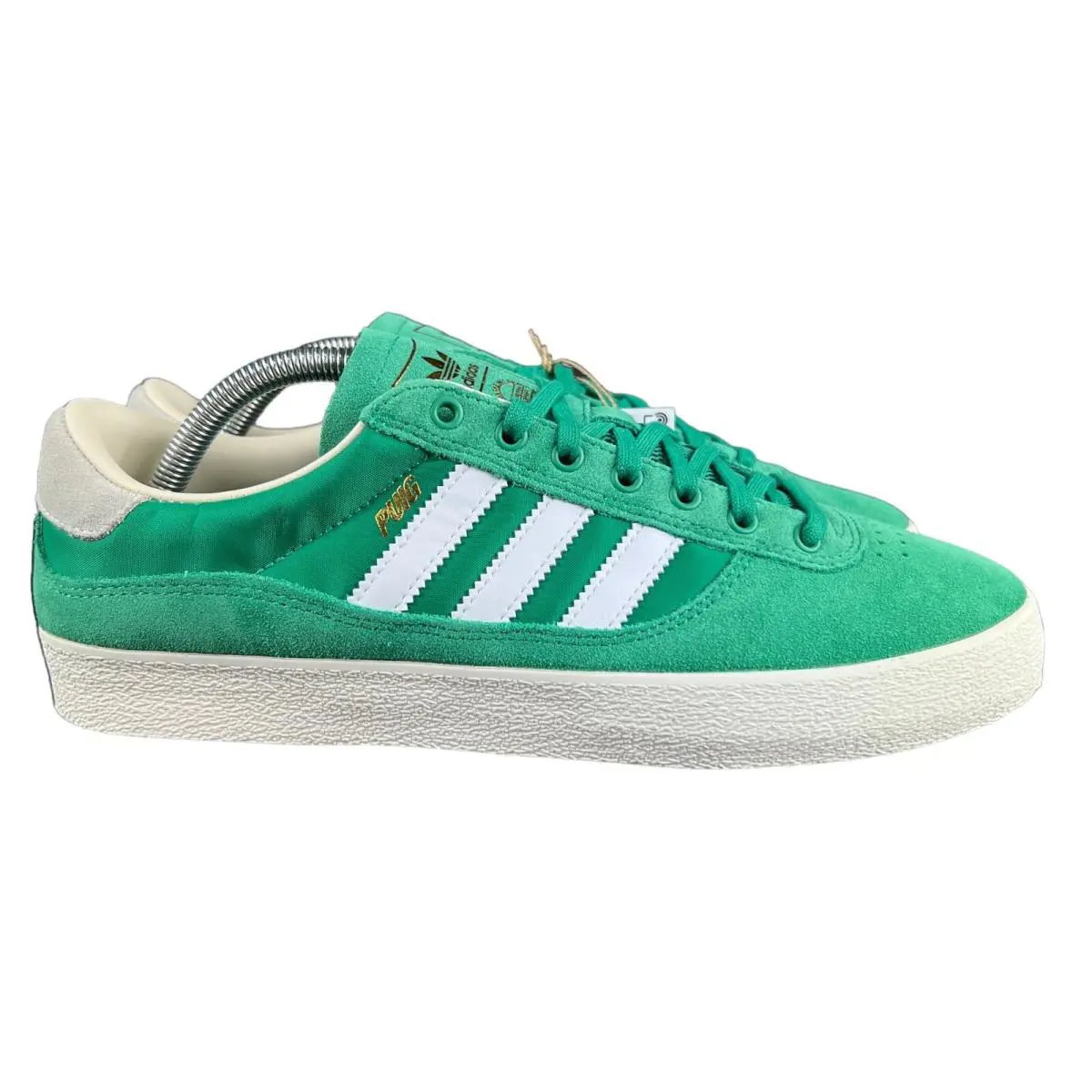 Adidas Puig Indoor Court Green White Skateboard Shoes HP9759 Men`s Size 7 - 12 - Green