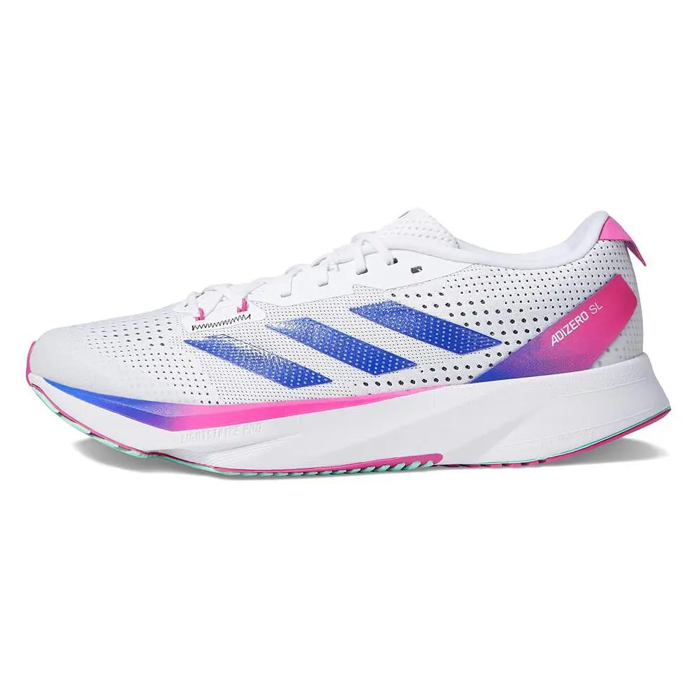 Adidas shoes - Adizero SL - Adizero - White/Lucid Blue/Lucid Fuchsia 1
