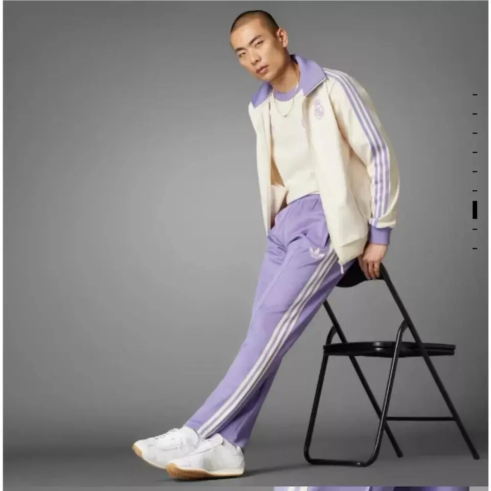 Adidas clothing  - Purple/Tan/White 10
