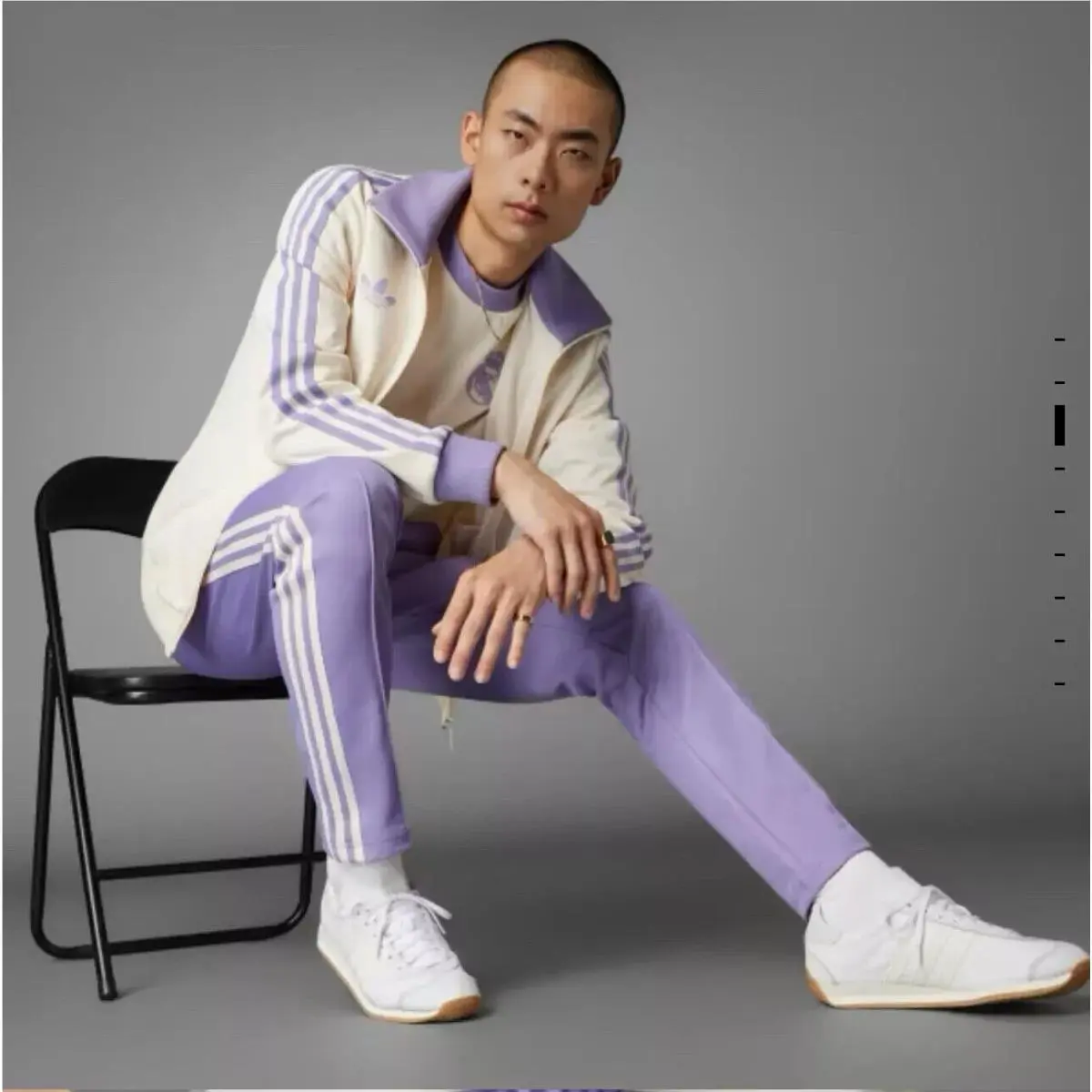Adidas clothing  - Purple/Tan/White 11