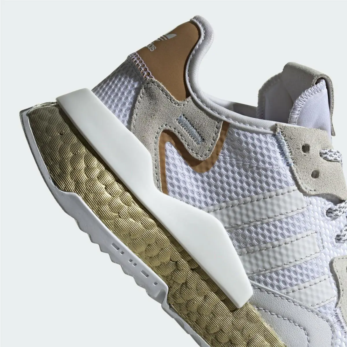 Adidas shoes - ADIDAS NITE JOGGER - NITE JOGGER - FV4138 - CLOUD WHITE / PERIWINKLE / GOLD METALLIC 9