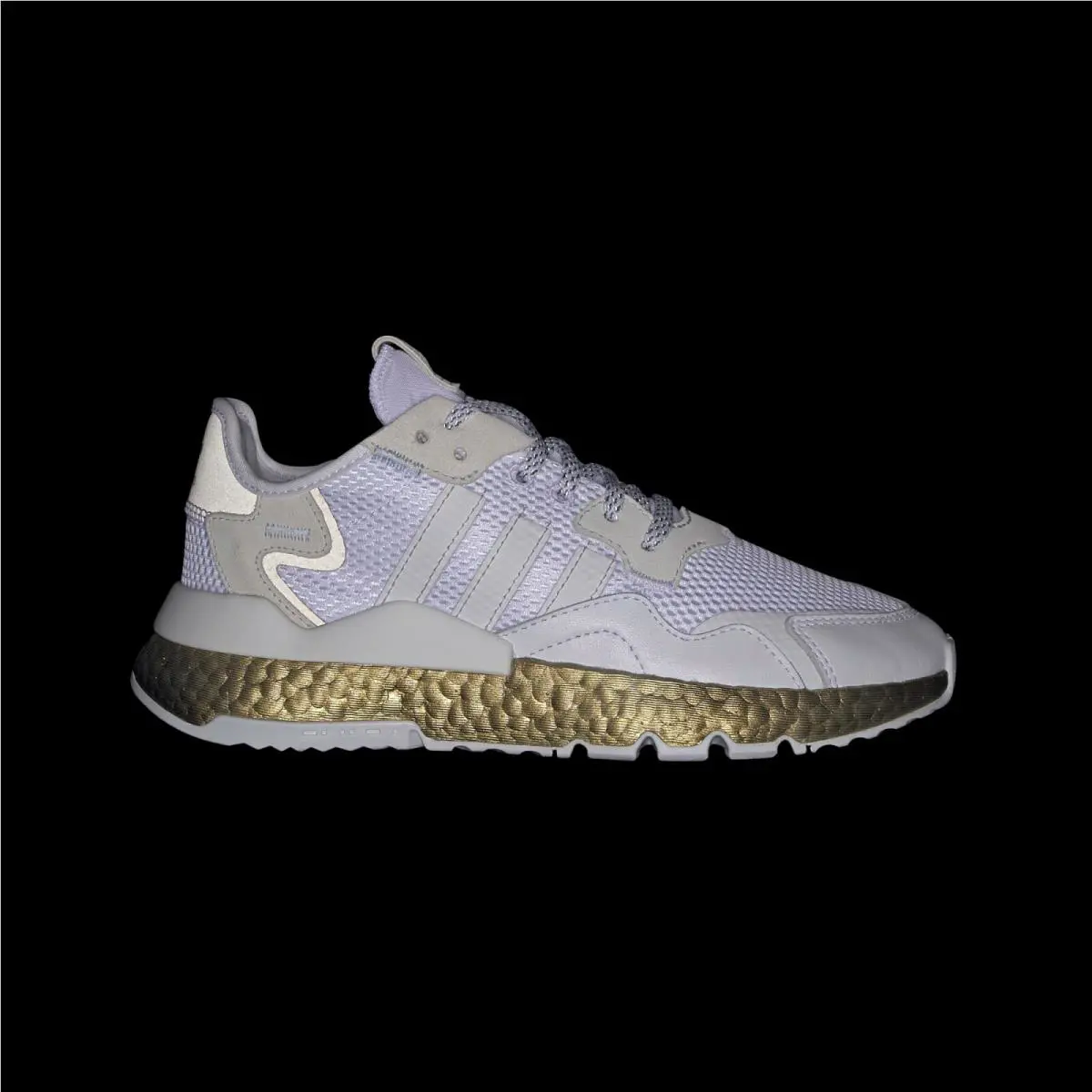 Adidas shoes - ADIDAS NITE JOGGER - NITE JOGGER - FV4138 - CLOUD WHITE / PERIWINKLE / GOLD METALLIC 6
