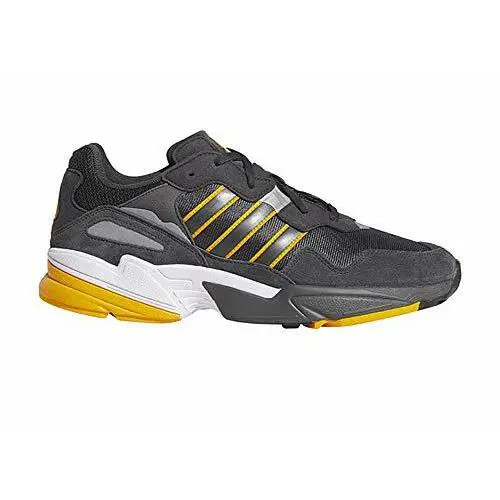 Adidas Men`s Yung-96 Athletic Sneakers Grey Six/carbon/gold - Black