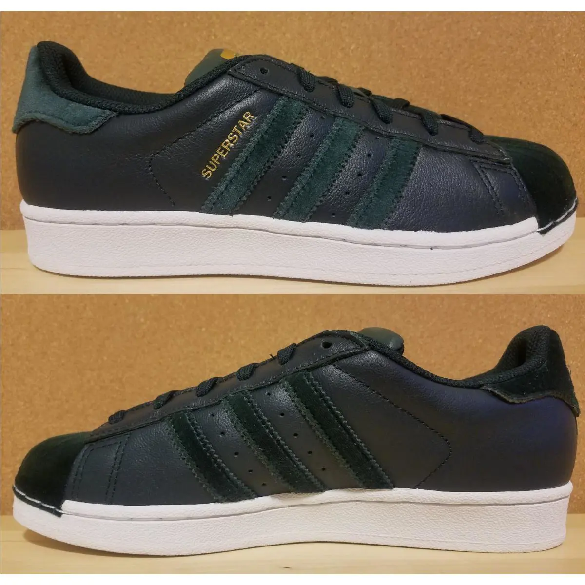 Adidas shoes - SUPERSTAR - SUPERSTAR - AC7211 - GREEN - WHITE 9
