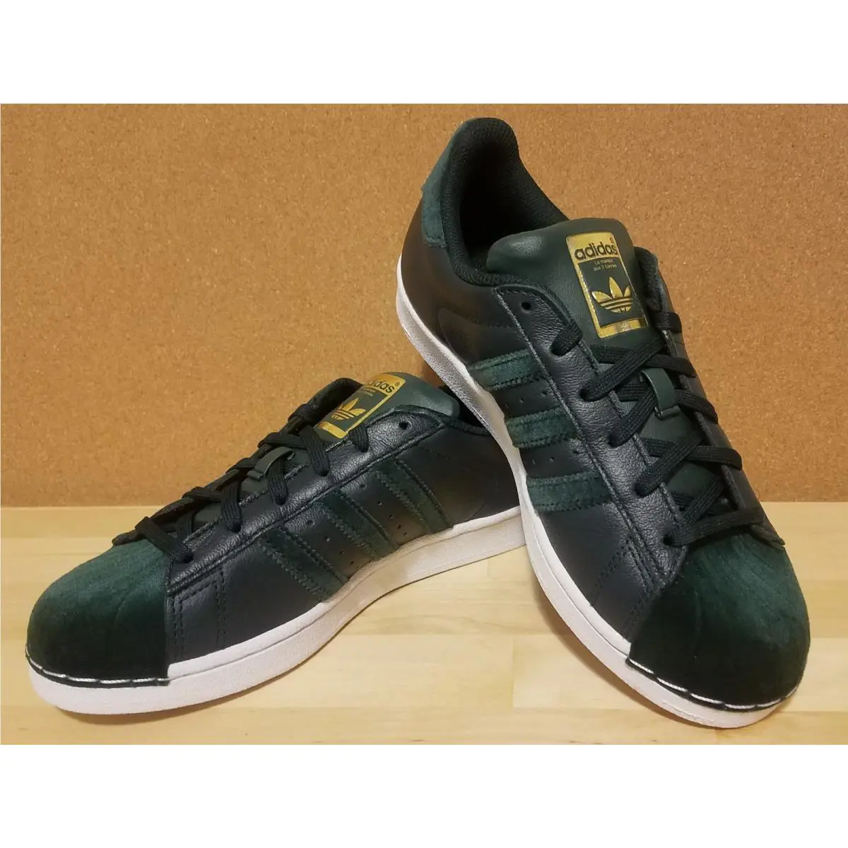 Adidas shoes - SUPERSTAR - SUPERSTAR - AC7211 - GREEN - WHITE 7