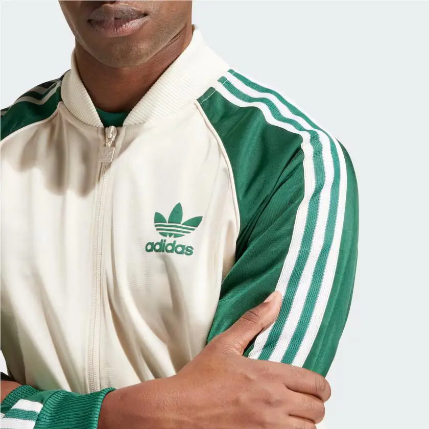 Adidas clothing - IS1403 IS1402 - IS1403 IS1402 - Wonder White / Collegiate Green 6