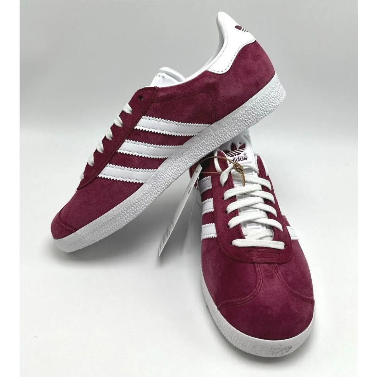 Adidas shoes - adidas Gazelle - Gazelle - B41645 - COLLEGIATE BURGUNDY/CLOUD WHITE/GOLD METALLIC 2