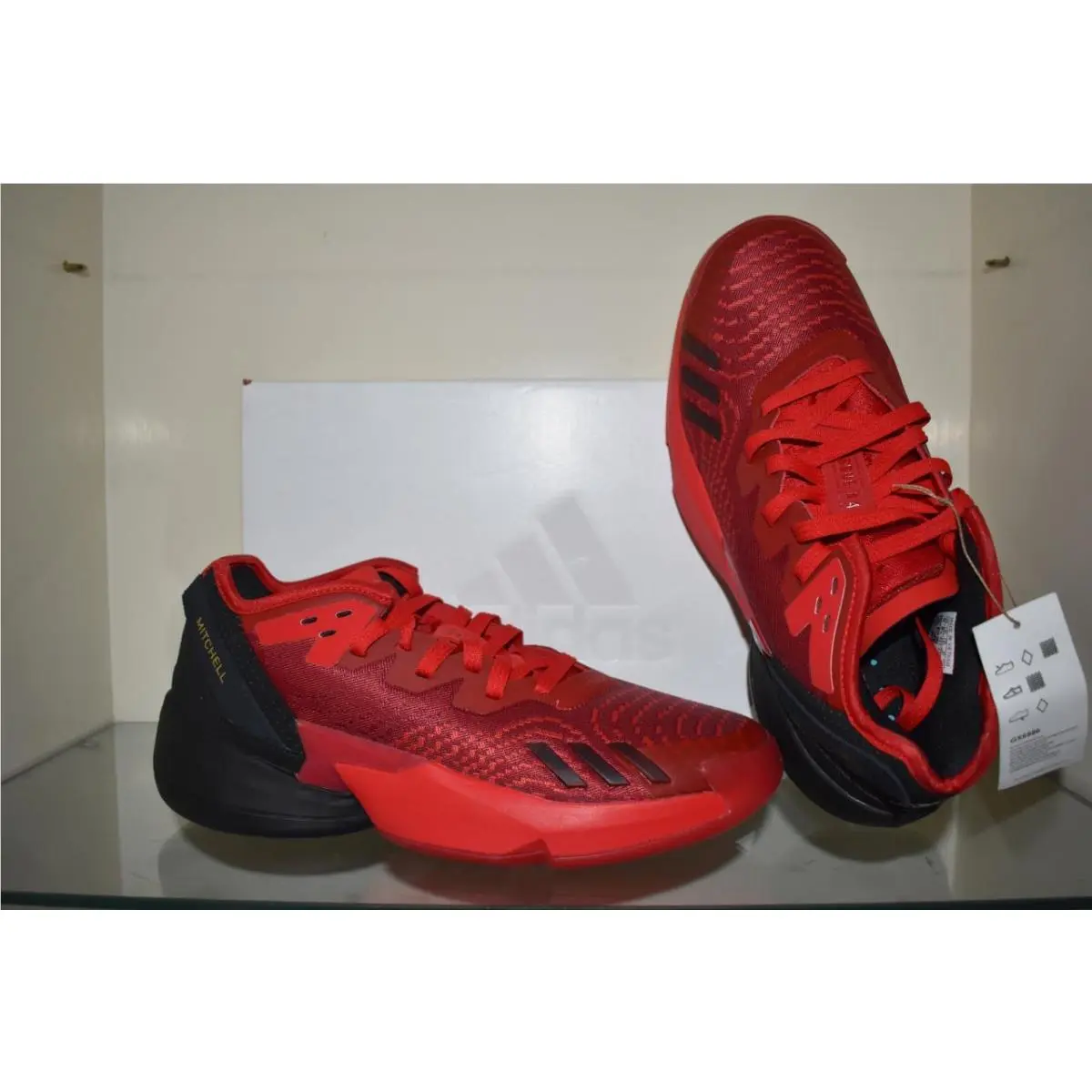 Adidas shoes - adidas D.O.N. Issue 4 - Issue - GX6886 - Red 3